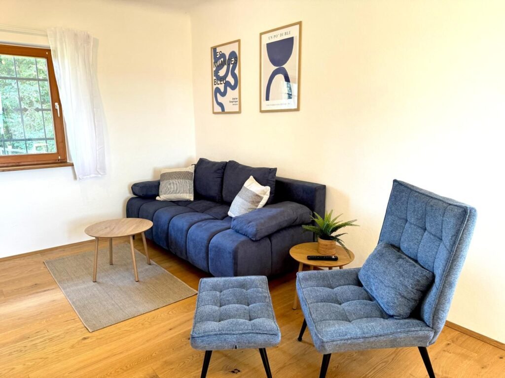 Ferienhaus Panorama in Gamlitz: Wohnzimmer mit Sofa